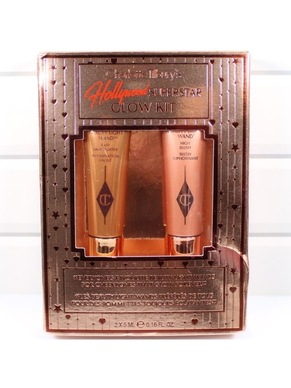 Charlotte Tilbury Hollywood Superstar Glow Kit 2-Piece Mini Set Highlighter & Bl